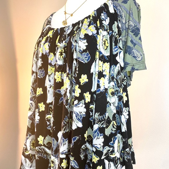 Free People Floral Tie Back Top - Picture 6 of 12